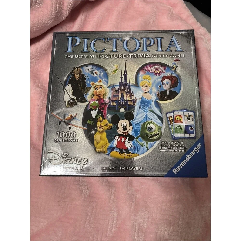 Pictopia Disney Edition The Ultimate Picture-Trivia Family Game, NEW  Sealed